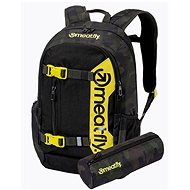 Městský batoh Meatfly BASEJUMPER Backpack, Rampage Camo / Black