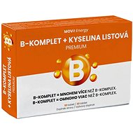MOVit B-Komplet + Kyselina listová PREMIUM, 30 tablet - B komplex