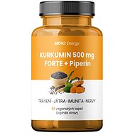 MOVit Kurkumin 500 mg FORTE + Piperin 60 cps - Doplněk stravy