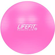 LifeFit anti-burst 55 cm, růžový - Gymnastický míč