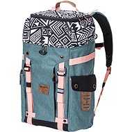 Meatfly Scintilla Backpack Dancing White/Heather Moss - Batoh