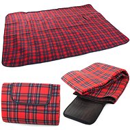 WERK 150 × 200 cm, červená károvaná - Pikniková deka