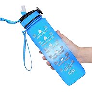 Tritan drinking bottle with infuser, 1L, light blue
