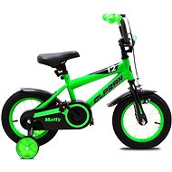 OLPRAN Matty 12", zelená/černá - Dětské kolo