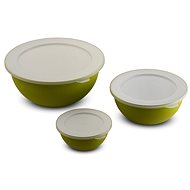 Omada Set plastových misek Sanaliving Bowls  Verde Mela - Kempingové nádobí