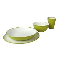 Omada Set plastového nádobí  Sanaliving Set 4pcs VerdeMela - Kempingové nádobí