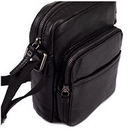 Shoulder bag leather SEGALI 29413 black