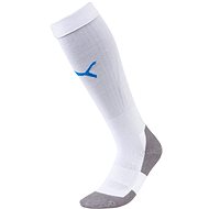 Puma Team LIGA Socks CORE, white/blue, size 31 - 34