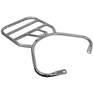 Rear Carrier for RACCEWAY CENTURY Electric Motocycle, chrome - Carrier