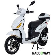 Racceway E-Moped bílý-lesklý - Elektroskútr
