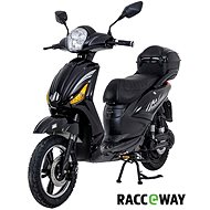 Racceway E-Moped, 12Ah, černý-lesklý - Elektroskútr
