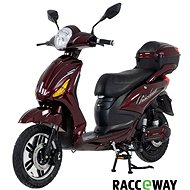 Racceway E-Moped vínový-lesklý - Elektroskútr