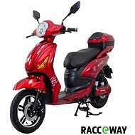 Racceway E-Moped 20AH červený-lesklý  - Elektroskútr