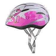 Etape Rebel dětská cyklistická helma bílá-růžová
