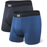 SAXX SPORT MESH BB FLY 2PK navy/city blue XL - Boxer Shorts