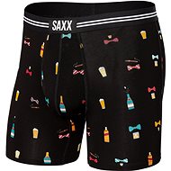 SAXX VIBE BOXER BRIEF black bowties n booze L - Boxer Shorts