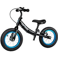 MOVINO Cariboo ADVENTURE s brzdou, nafukovací kola 12'', černo-modré - Sportovní odrážedlo