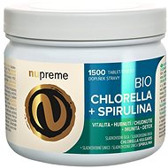 Nupreme BIO Chlorella + Spirulina 1500tbl. - Superfood