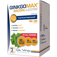 GinkgoMAX+Bacopa+Lecitin DaVinciAcademia tob.90+30 - Doplněk stravy