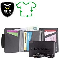 Peněženka Lifeventure RFiD Charger Wallet Recycled grey
