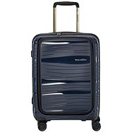 Travelite Motion S Front pocket Navy - Cestovní kufr s TSA zámkem