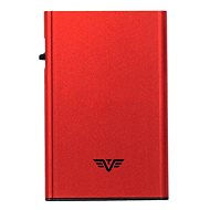 Tru Virtu Click & Slide Card Case, Silk Red - Wallet
