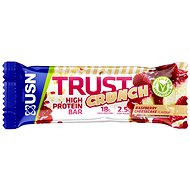 USN Trust Crunch, 60g, malinový cheesecake - Proteinová tyčinka