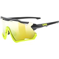 Cyklistické brýle Uvex sportovní brýle 228 black yell.m/mir.yel