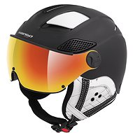 Mango Montana Pro+ Černá Mat/Bílá - Lyžařská helma