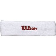 Wilson headband bílá/červená vel. UNI - Sportovní čelenka
