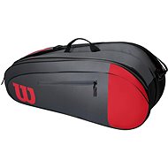 WILSON TEAM 6PK Red/Gray - Sportovní taška