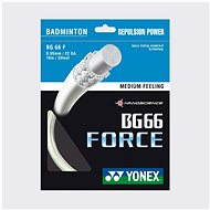 Yonex BG 66 FORCE, 0,65mm, 10m, WHITE - Badmintonový výplet