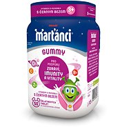 Marťánci Gummy černý bez 20 mg,  50 tab - Multivitamín