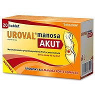 Uroval Manosa Akut 20 Tablets - D-manosa