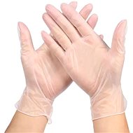 Gumové rukavice STX PVC rukavice velikost L, 100ks