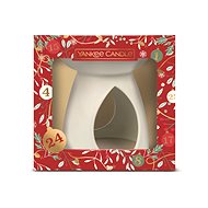 YANKEE CANDLE dárkový vánoční set aroma lampa, 3x vonný vosk, 1x čajová svíčka - Dárková sada
