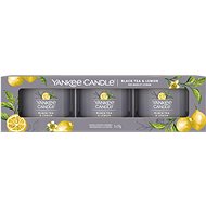 YANKEE CANDLE Black Tea & Lemon set Sampler 3× 37 g - Svíčka