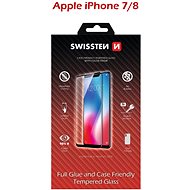 Ochranné sklo Swissten Case Friendly pro iPhone 7/8 černé