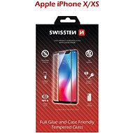 Swissten Case Friendly pro iPhone X/XS černé - Ochranné sklo