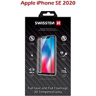 Swissten 3D Full Glue pro iPhone SE 2020 černé - Ochranné sklo