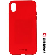 Kryt na mobil Swissten Soft Joy pro Apple iPhone Xr červená