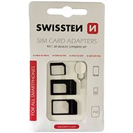 Swissten adaptér na sim 4v1 - Adaptér na SIM kartu