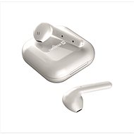 Swissten Flypods Bluetooth TWS sluchátka bílá - Bezdrátová sluchátka