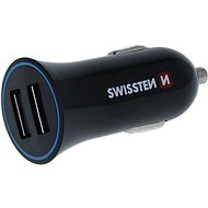 Swissten adaptér 2.4A + kabel USB-C 1.2m - Nabíječka do auta