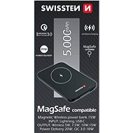 Swissten Power Bank pro iPhone (MagSafe compatible) 5000 mAh - Powerbanka