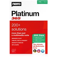 Nero Platinum 365 (elektronická licence) - Vypalovací software