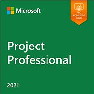Microsoft Project Professional 2021 (elektronická licence) - Kancelářský software