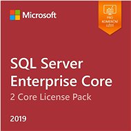 Kancelářský software Microsoft SQL Server 2019 Enterprise Core - 2 Core License Pack (elektronická licence)