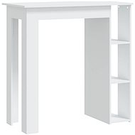 Barový stůl s regálem bílý 102 × 50 × 103,5 cm, 809458 - Barový stůl