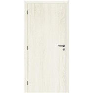 SOLODOOR Interiérové dveře SMART Plné, šířka 600 mm, levé, ANDORRA WHITE, oblá boční hrana - Interiérové dveře